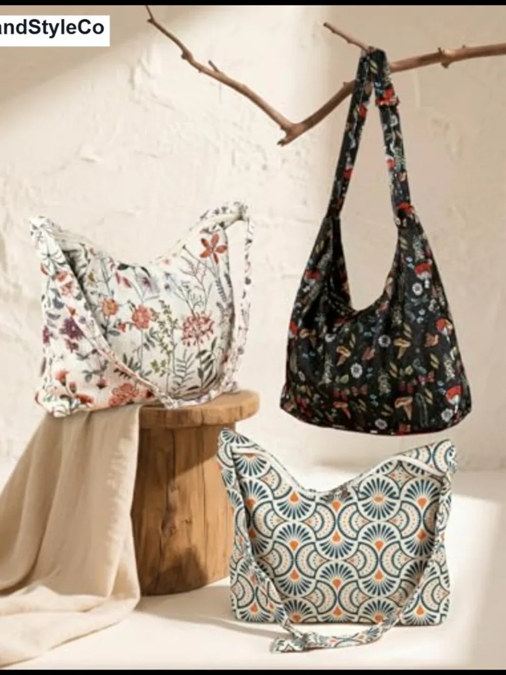 Corduroy Hobo Bag Large Zipper Tote Shoulder Bag Women Laptop